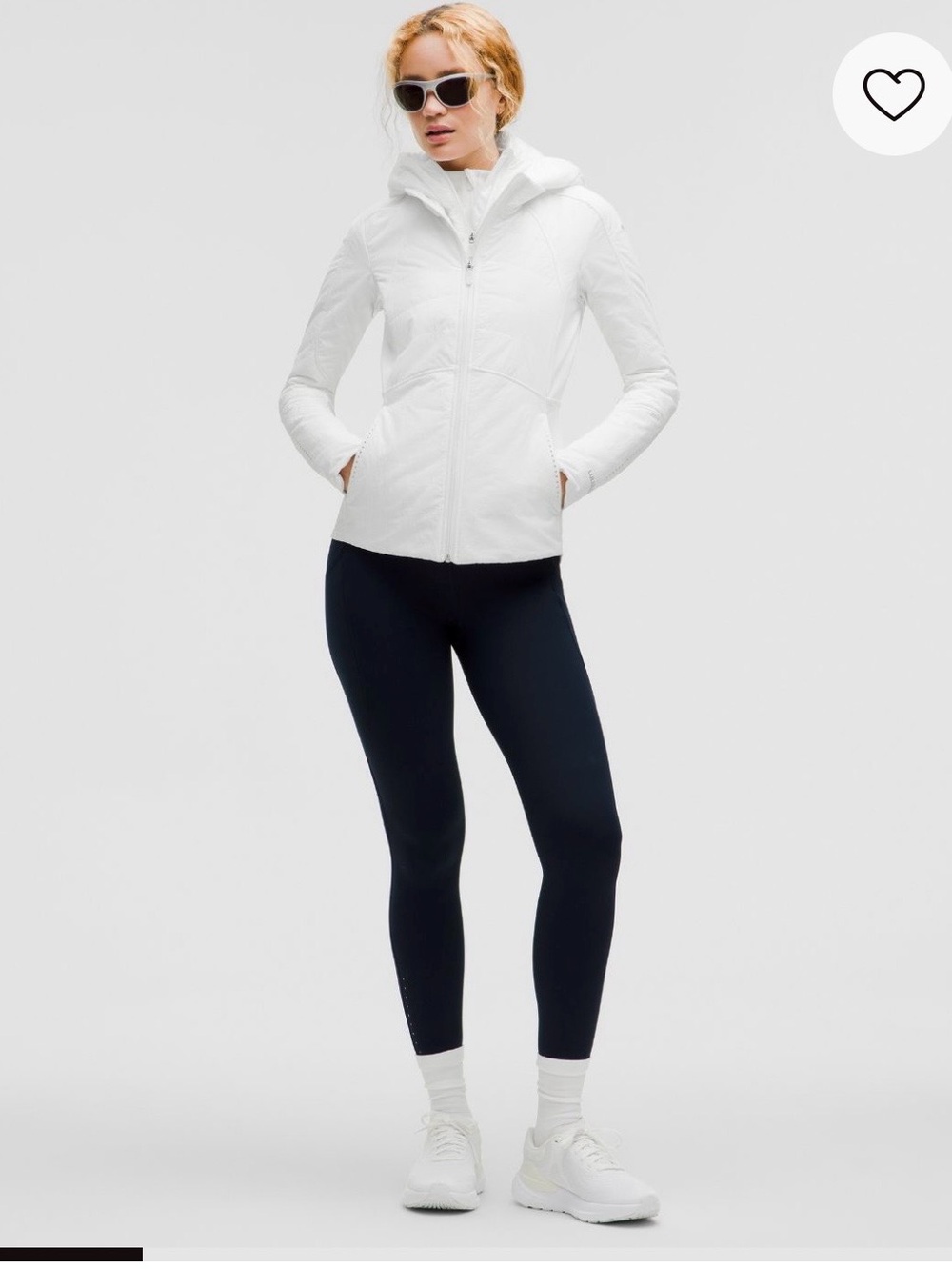 Lululemon Another Mile Jacket White & free tote - Picture 4 of 14